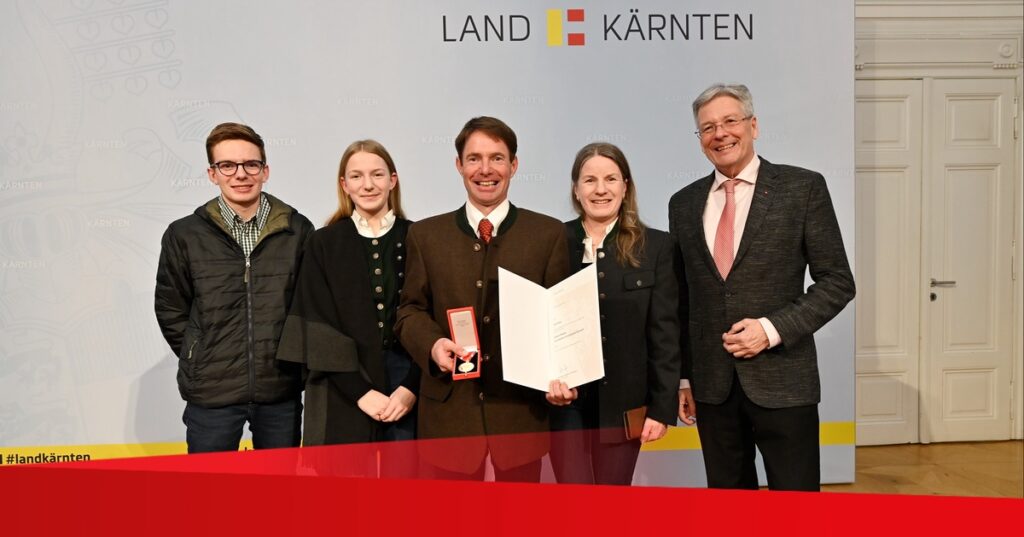 LH Kaiser zeichnete verdiente Kärntnerinnen und Kärntner aus