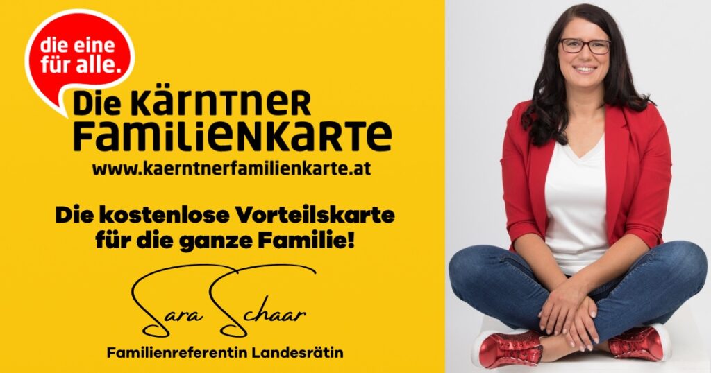 Kärntner Familienkarte – Kostenlose Vorteilskarte für die ganze Familie