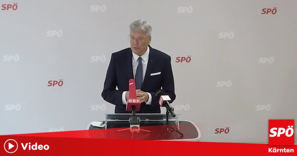 SPÖ Kärnten mit inhaltlich-organisatorischem Unterstützungspaket für Bundespartei