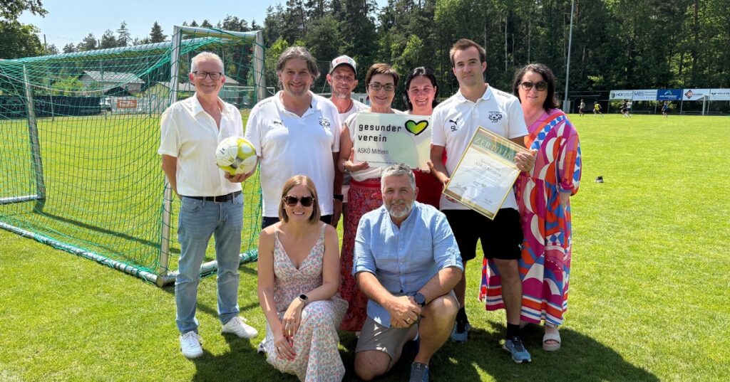 Initiative „Gesunder Verein“: ASKÖ Mittlern wurde ausgezeichnet