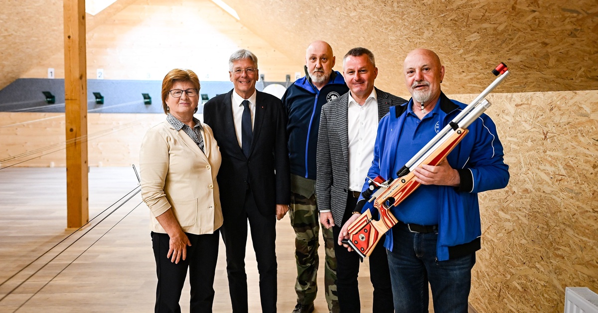 Er&ouml;ffnung der Sch&uuml;tzensportst&auml;tte in Klein St. Paul