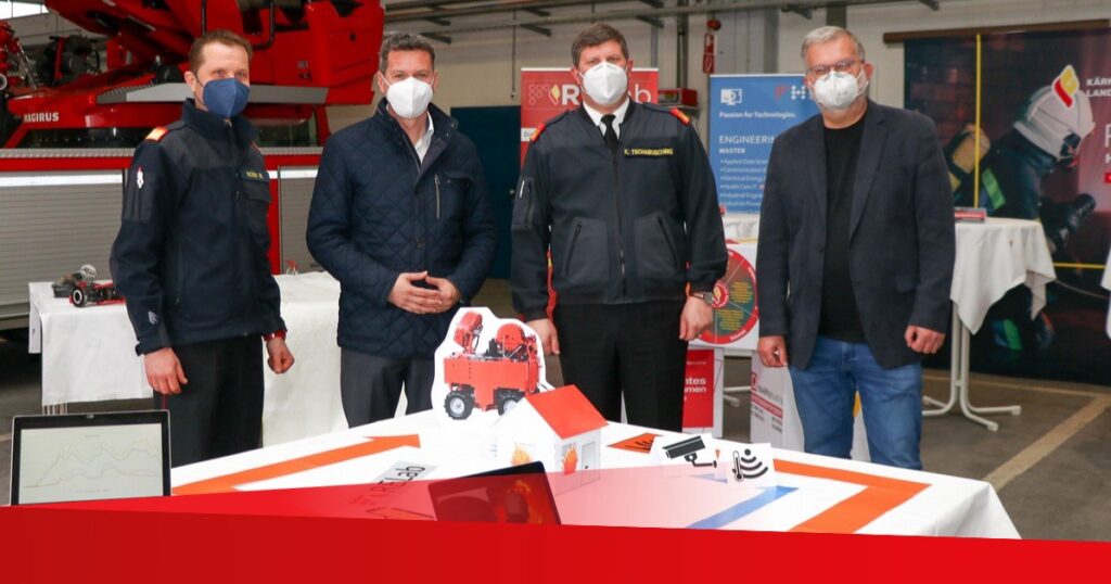 Landesfeuerwehrschule und FH Kärnten entwickeln „Löschlabor“
