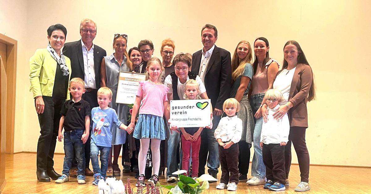 &bdquo;Gesunder Verein&ldquo;: Arnoldsteiner &bdquo;Frechdachse&ldquo; wurden ausgezeichnet
